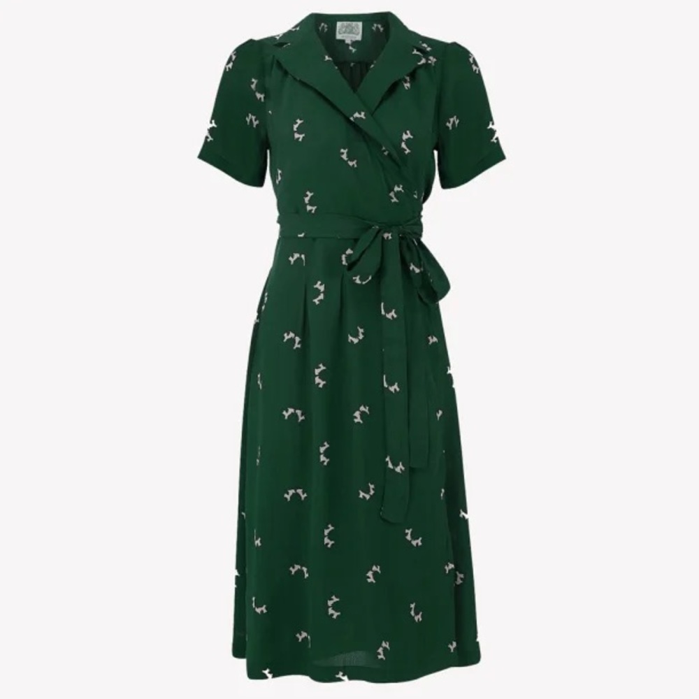 Elegant Green Midi Dress